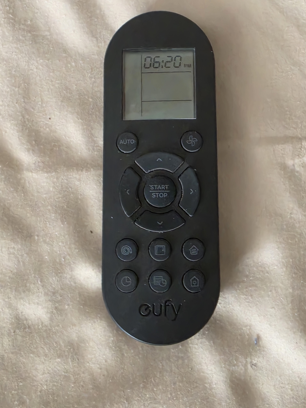 EUFY Black Remote Control.